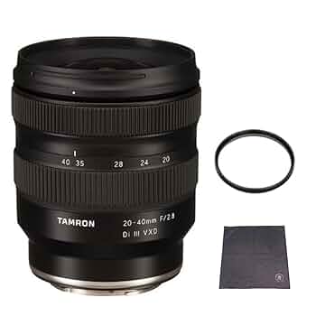 TAMRON 20-40mm F/2.8レンズ Sony Eマウント用 Amazon.com : Tamron 20mm f/2.8 Di III OSD M1:2 Lens for Sony